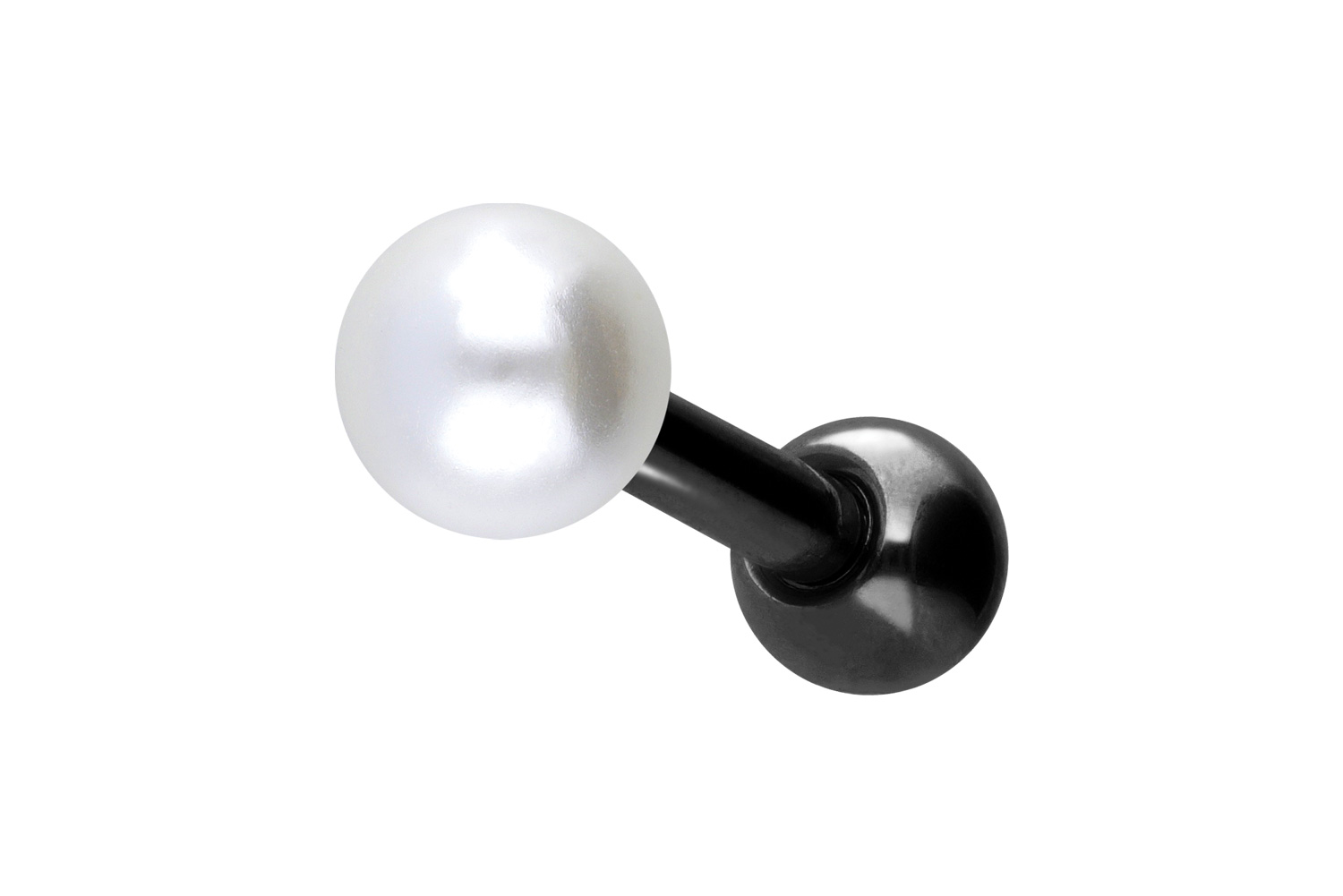 Chirurgenstahl Ohrpiercing SYNTHETISCHE PERLE